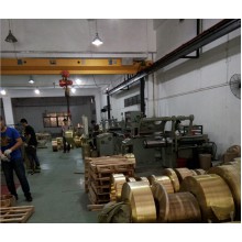 深圳H65黄铜带生产厂家，东莞0.1mm硬态黄铜皮，广州冲压黄铜箔价格